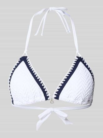 Banana Moon Banana Moon Bikini-Oberteil mit Strukturmuster Modell BLUCO in Weiss, Gr&ouml;&szlig;e XXL