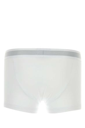 Emporio Armani Cotton-Elastane Boxer Shorts - White