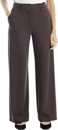 Max Studio Ponte Wide Leg Pant