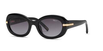 Chopard SCH414M 0BLK Mens Sunglasses Black Size 53