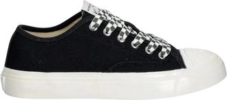Kenzo Hoshi Low Top Sneaker - Dames - Sneakers - Zwart - 36 EU - Katoen - Schoenen