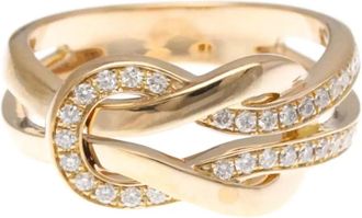 Fred Paris F Paris Force 10 18K pink And Diamonds pink_ Ring Jewelry (Pre-Owned)