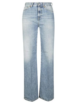 Dondup Light Blue High-Waisted Denim Jeans