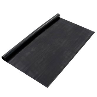 vidaXL Alfombra Para El Suelo Negro 1,2 X 5 M Goma Vidaxl
