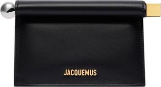 Jacquemus The Small Rond Carre Leather Clutch