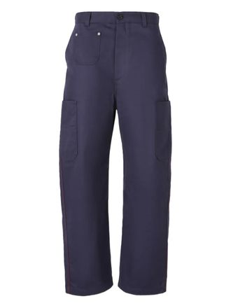 Givenchy Couture Seam cargo pants - men - Cotton - 30 - Blue