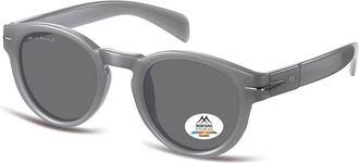 Montana Eyewear MP188 Polarized MP188C Mens Sunglasses Grey Size 48