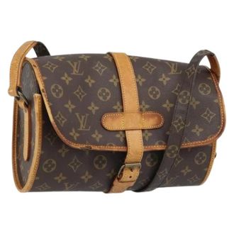 Louis Vuitton Pre-owned Cross Body Bags, female, Brown, Size: ONE SIZE Pre-owned Marne Shoulder Bag