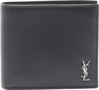 Saint Laurent 2020s Cassandre portemonnee - Zwart