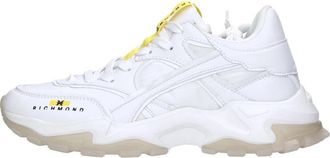 John Richmond Eco-leren en Stoffen Sneakers - Heren - Sneakers - Wit - 41 EU - Leer - Schoenen