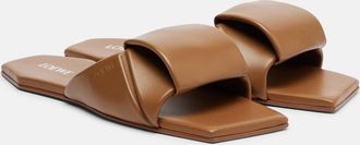 Loewe Origami leather slides