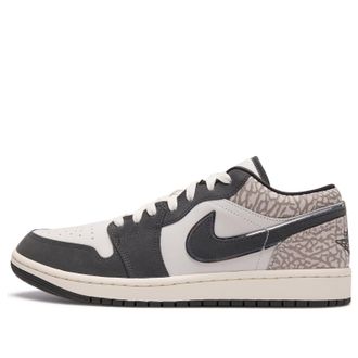 Nike Jordan Air Jordan 1 Low SE Sail Deep Pewter Elephant Print IU2268-100