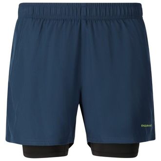 ENDURANCE Kros 2-in-1 Shorts Laufshorts f&uuml;r Herren | blau