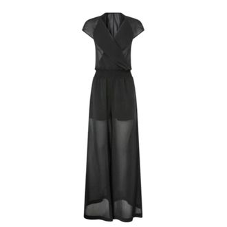 Pinko Camporosso Jumpsuit - Dames - Jumpsuits - Zwart - S - Katoen - Jumpsuits & Playsuits
