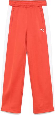 Puma cotton-blend track pants - women - Cotton/Polyester/Cotton - M - Orange