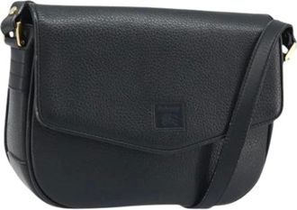 Burberry Pre-owned Cross Body Bags, female, Black, Size: ONE SIZE Pre-owned Vintage Shoulder Bag