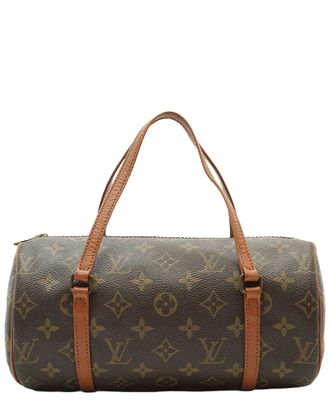 Louis Vuitton Brown Cotton Papillon (Authentic Pre-Loved)