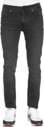 Antony Morato Zwarte Distressed Slim Fit Jeans - Heren - Slim Fit Jeans - Zwart - W38 - Jeans