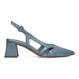 Lorenzo Masiero Pumps, female, Blue, Size: 10 US Slingback Nappa Noige