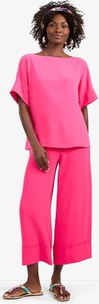 Trina Turk Sofie Georgette Top in Pitaya Pink at Nordstrom, Size X-Large