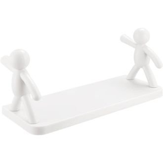 OEM Estanter&iacute;a Minimalista De Estilo Japon&eacute;s Para Ba&ntilde;o, Montada En La Pared, Con Forma De Silueta Humana, Estante De Almacenamiento Creativo Sin Perforaci