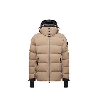 Moncler Moncler Montgetech Hooded Insulated Ski Jacket, Men, Beige, Size: 0