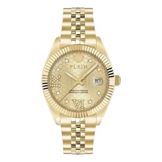 Philipp Plein Date Superlative Crystal - Dames - Horloges - Geel - ONE Size - Accessoires