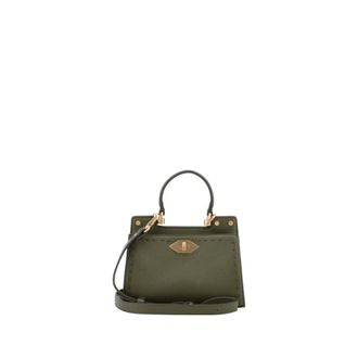 Pourchet Tassen, Dames, Groen, ONE Size, Leer, Trianon Micro