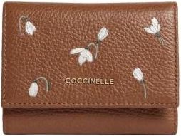 Coccinelle Metallic Snowdrop Portemonnee - Dames - Portefeuilles - Bruin - ONE Size - Leer - Accessoires