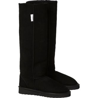 Celtic & Co. Celt Shearling Knee Boot in Black at Nordstrom, Size 6