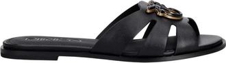 Pinko Pinko, Schoenen, Dames, Zwart, 36 EU, Leer, Milly 04 Slipper