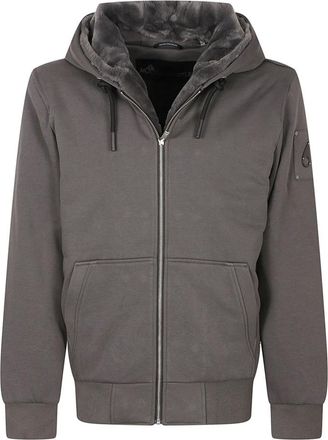 Moose Knuckles Classic Bunny Hoodie - Heren - Vesten met rits - Grijs - L - Katoen - Hoodies & sweatvesten