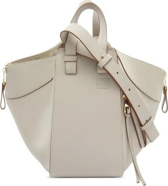 Loewe 2010s Hammock kleine leren shopper - Beige