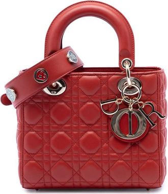 Dior Pre-owned Dior Small Lambskin Cannage MyABCDior Lady Satchel Ladies KVTPDQ6AQSYJP2ET