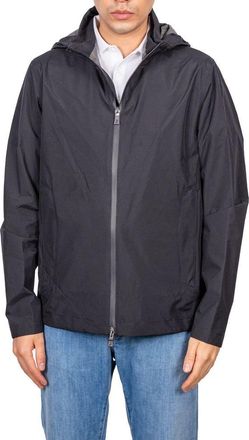 Herno Mens Black Polyester Shell Jacket Clothing
