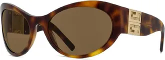 Givenchy Ladies Black Oval Sunglasses GV40073I 53E