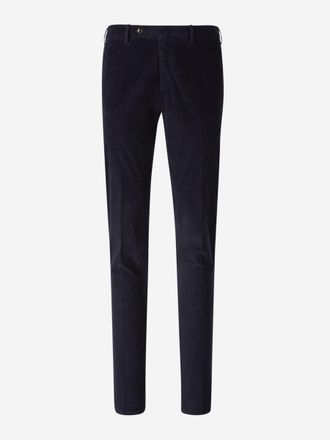 Pantaloni Torino Formal Micropana Cotton Trousers