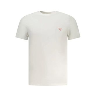 Guess T-Shirts, male, White, Size: 2XL T-Shirt