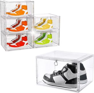 OEM 6 Cajas Organizadoras Para Zapatos De Alta Gama, Juguetes Y Accesorios De Oficina