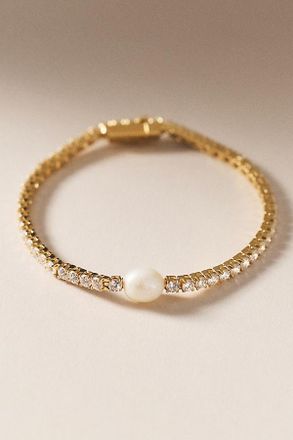 Nadri Blair Pearl Tennis Bracelet