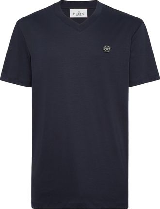 Philipp Plein Basic V-Neck T-Shirt Hexagon