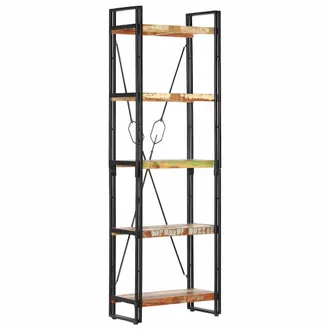 vidaXL Vidaxl - Estanter&iacute;a De 5 Niveles Madera Maciza Reciclada 60x30x180 Cm