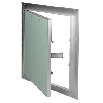 ECD Germany Ecd Germany Puerta De Revisi&oacute;n 250x300mm Trampilla De Inspecci&oacute;n Panel Acceso 12,5mm Cart&oacute;n De Yeso Inserto Gk Marco De Aluminio Solapa De Mantenimien