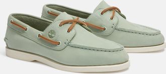 Timberland Bootsschuh TIMBERLAND CLASSIC BOAT BOAT SHOE, Damen, Gr. 37, lt grn nubuck, Leder, Schuhe Bootsschuh, Classic Bootsschuh aus Timberland Premium Leder