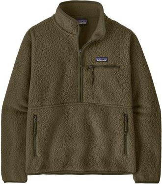 Patagonia Retro Pile Marsupial Hoodie f&uuml;r Damen | braun/oliv