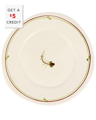 Vietri Vietri Lastra Fiori Di Bosco Salad Plate With $3 Credit