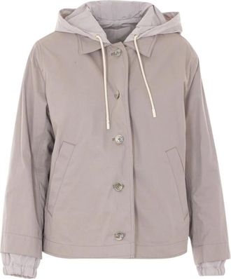 Herno Giacca Corta Reversibile - Dames - Winterjassen - Grijs - XL - Jassen