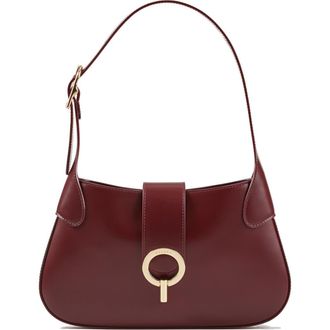 Sandro Janet bag in certified leather in Bordeaux at Nordstrom, Size Medium