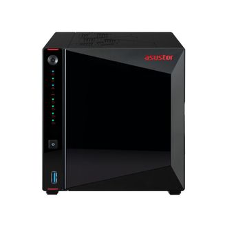 OEM Asustor As5404t Servidor De Almacenamiento Nas Intel Celeron N5105 4 Gb Ddr4 0 Tb Adm Negro