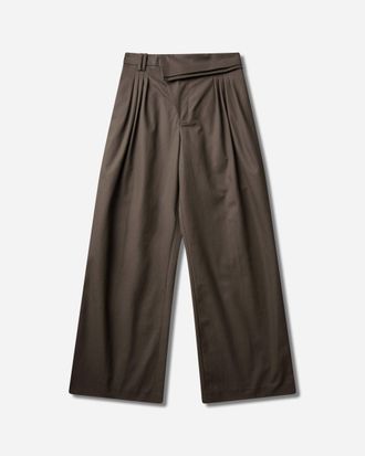 Kiko Kostadinov Men s Dieze Wide Trousers Khaki